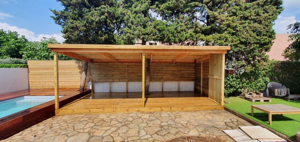 Pergolas en bois