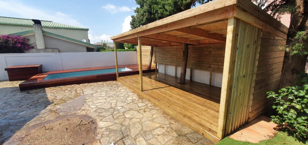 Piscine + aménagement