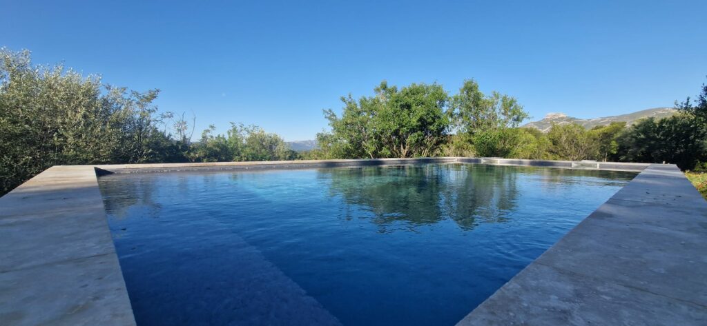 Piscine aluminium 8x4m