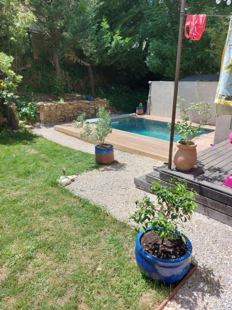 Piscine Alu enterrée avec pvc armé