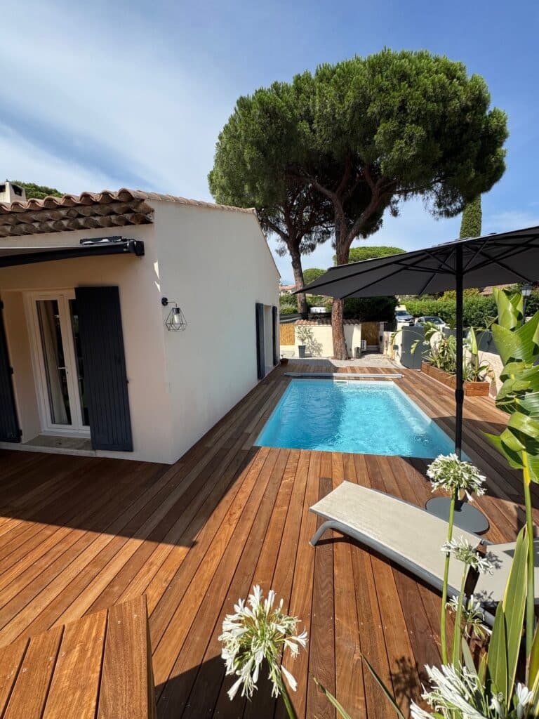 piscine coque venus 500 et plancher